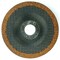 Weiler 4-1/2 in Dia, 1/4 in Thick, 7/8 in Arbor Hole Size, Ceramic, 24 Grit 58325 - alternate 2